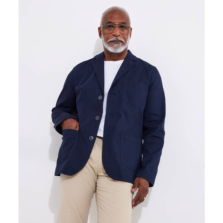 Everyday Blazer In Navy for wholesale by Joe Browns