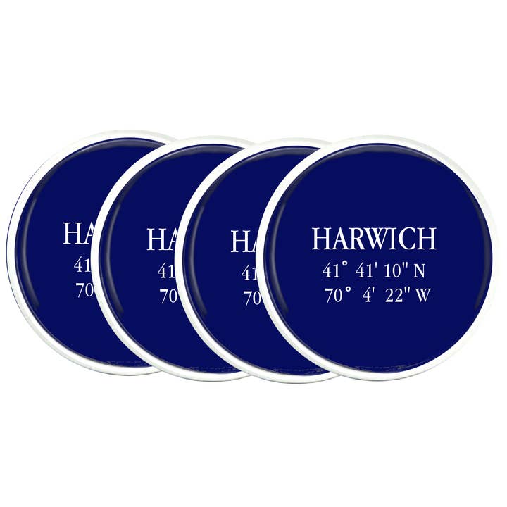 Peachy Pendants - Wholesale Coasters - Coasters - Custom Town Latitude/Longitude