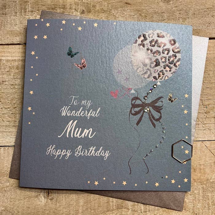 Teal Diamond - Mor Balloner (Dg9) for engroshandel hos White Cotton Cards