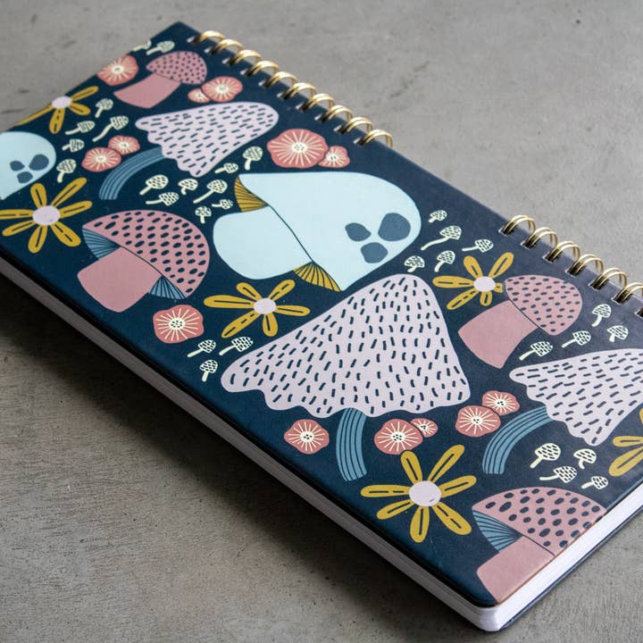 Denik - Wholesale Notepad - Mushroom Bloom 2-Year Undated Productivity Desk Planner2