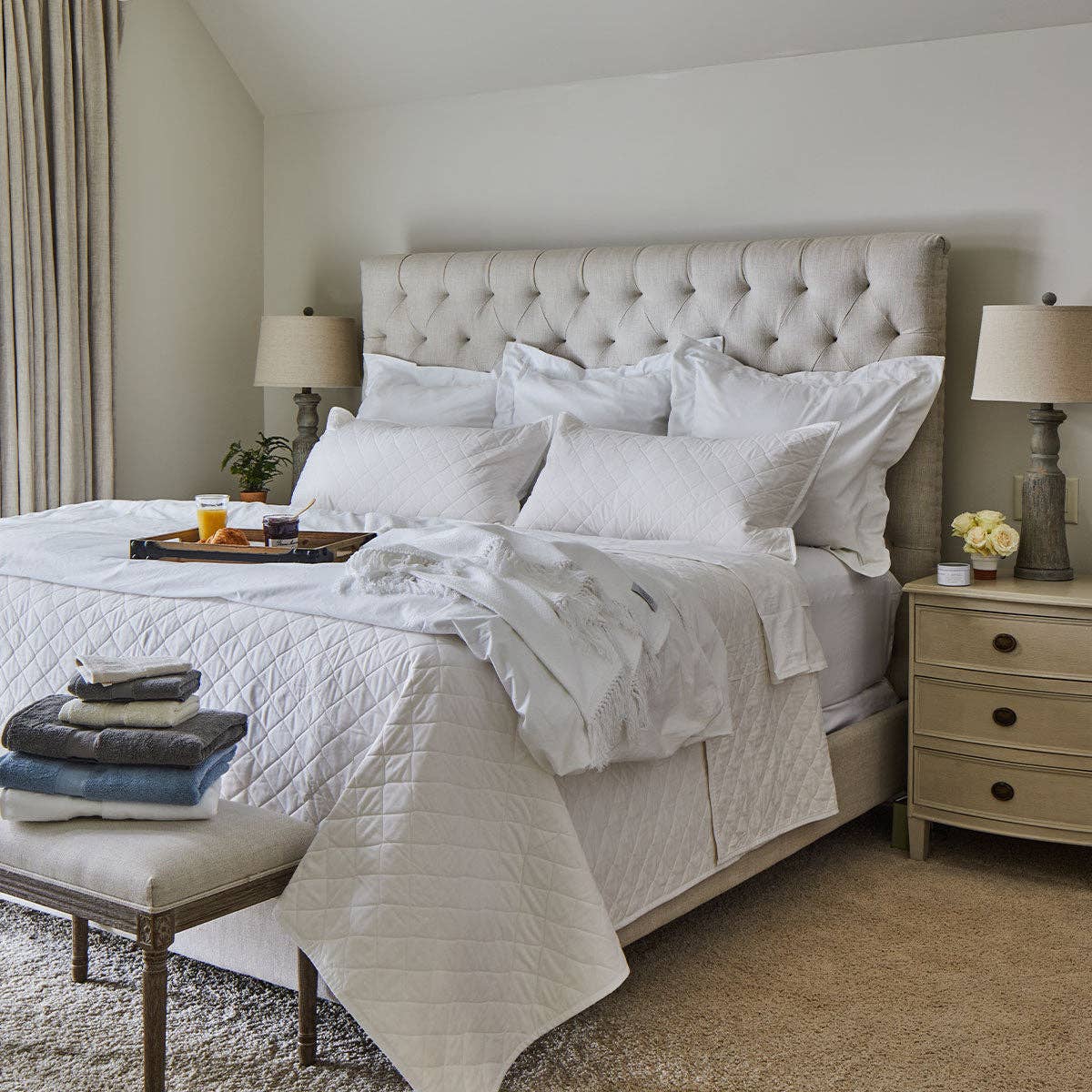 Red Land Cotton - Wholesale Bedding Pillowcase/Sham - Classic Quilted Pillow Sham5