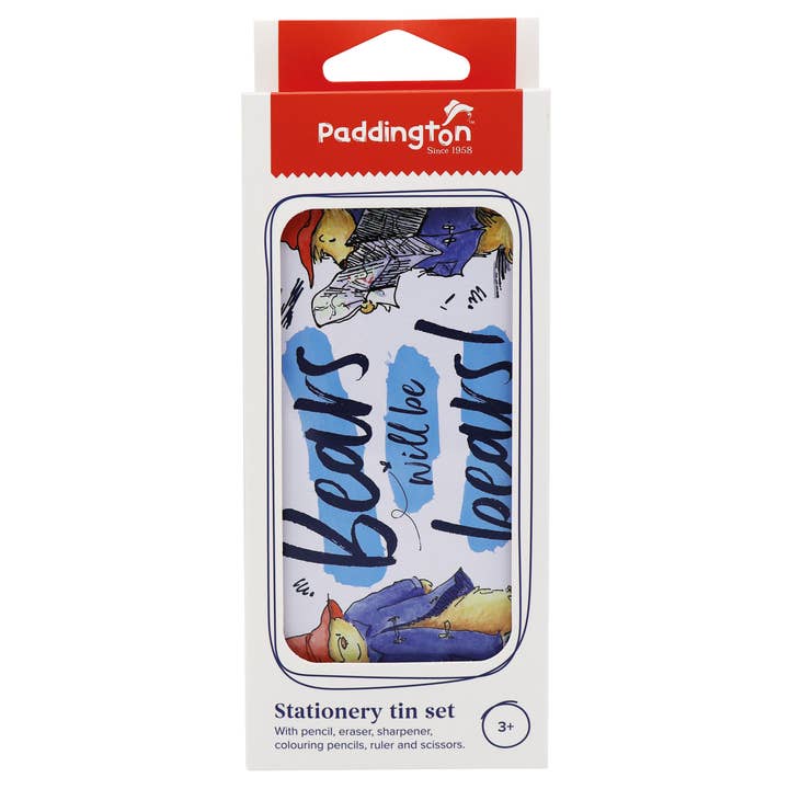 Paddington Kinderstationery Blikset voor wholesale door Robert Frederick Ltd