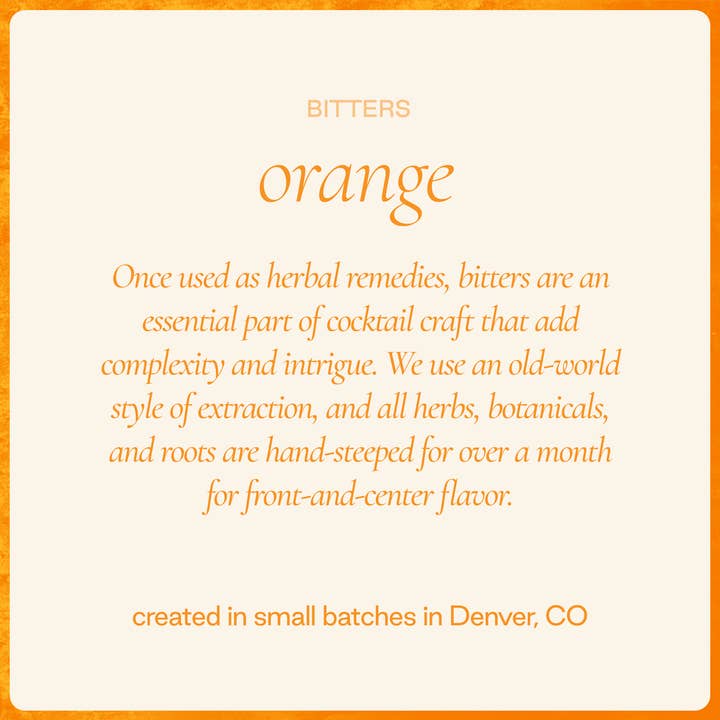 Strongwater - Wholesale Bitters - Orange Cocktail Bitters3