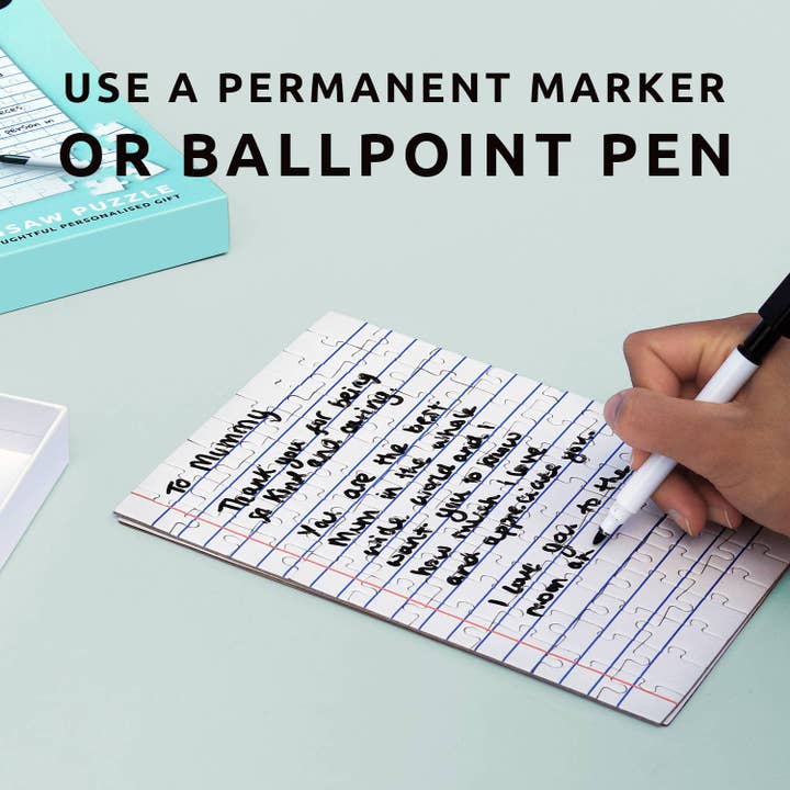 Pikkii USA - Wholesale Puzzle - Adult - Letter Jigsaw Puzzle | Personalized Gift | DIY Keepsake Kit3