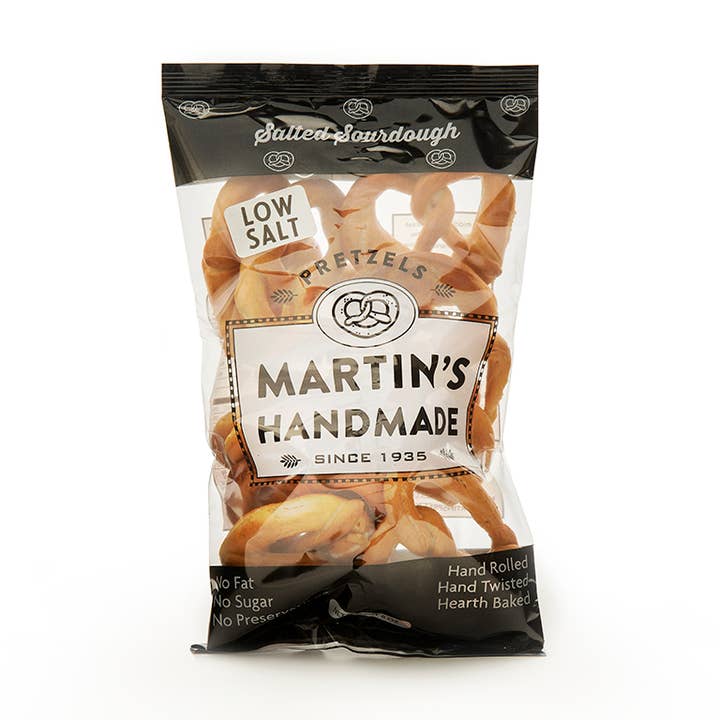 Martins Handmade Pretzels - Vente Bretzels - Bretzels faits à la main, non salés - sacs de 8 oz