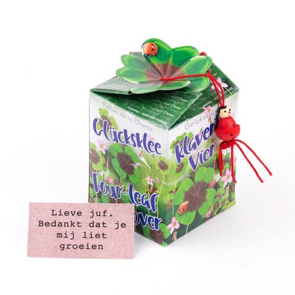 Firkløver lærer for engroshandel hos Sidedish Cards