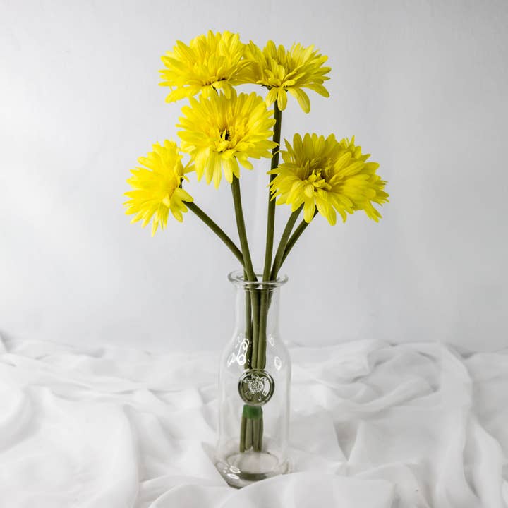 Realistic Artificial Flowers - Wholesale Artificial Flowers - Yellow Real Touch Gerbera - Realistic Artificial Flowers