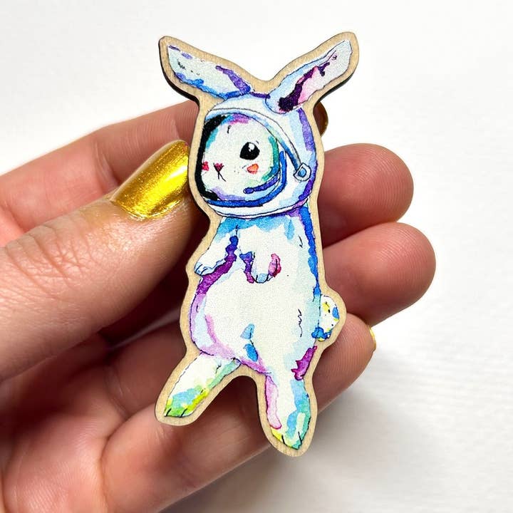 Astronaut Bunny Magnet for wholesale by Aquabun