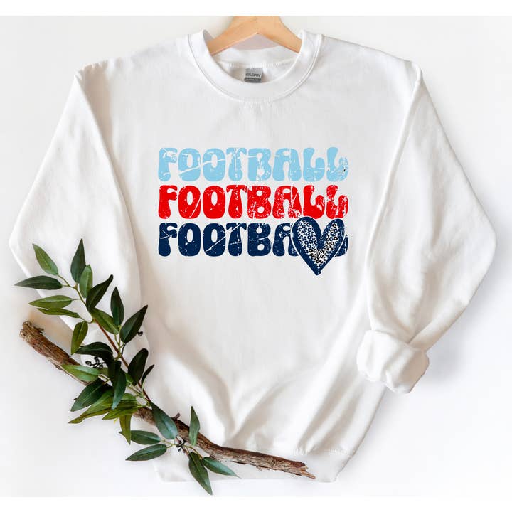 Gia Gifts Boutique - Wholesale Graphic Sweatshirt - Women's - Ole Miss Football Gildan Sweatshirt