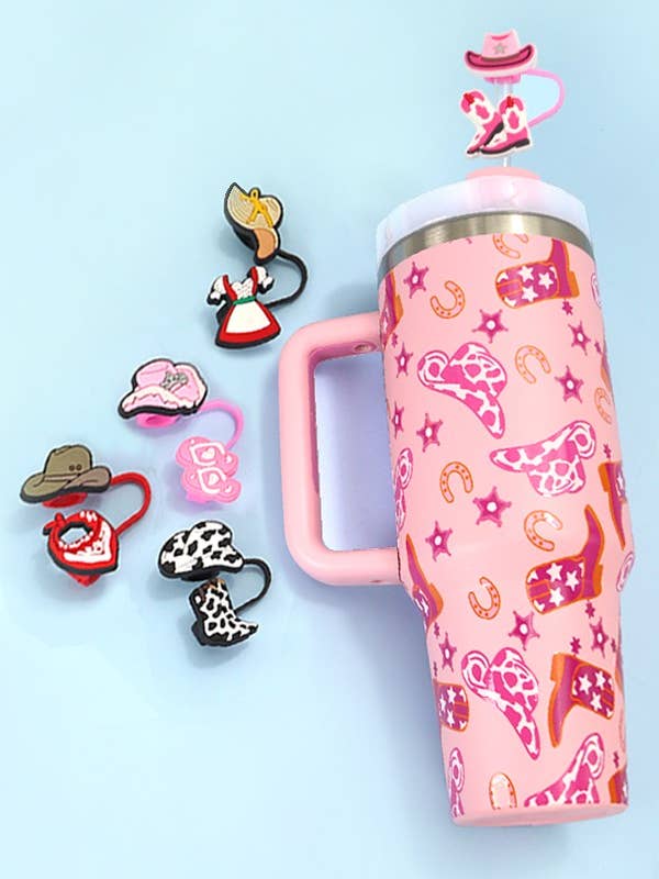 40oz CLOUD WESTERN TUMBLER STRAW COVER CAP | 40TB1924 for wholesale by JOSSLYN by wall to wall