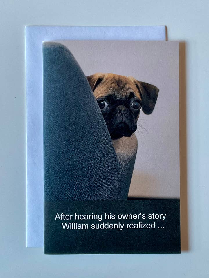 After listening to his owners story, William - Birthday for wholesale by Jacs Studio Toronto
