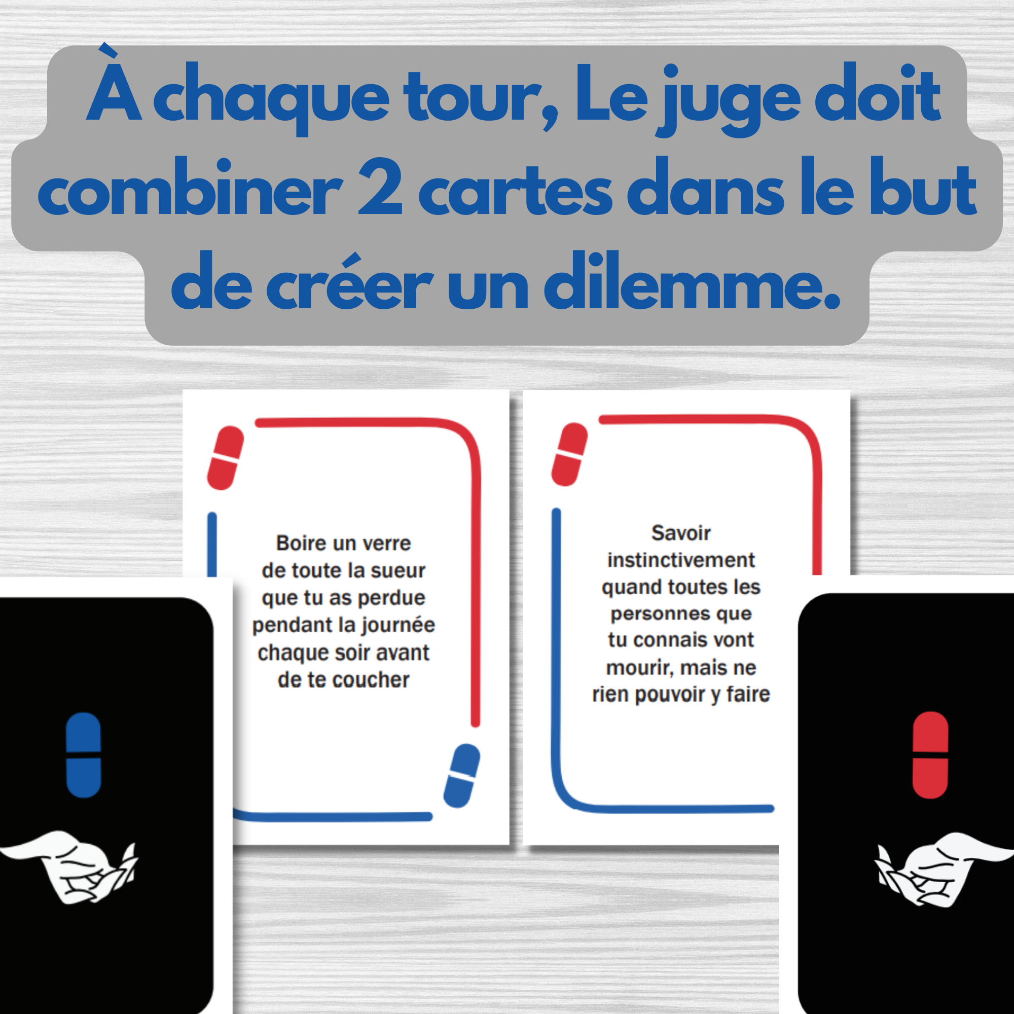 Oh Happy Games - Jeux de société - Wholesale Card Game - Shitty Choices - The Game of Extreme Dilemmas 💀- Party Game for Drinks and Evenings with Friends2