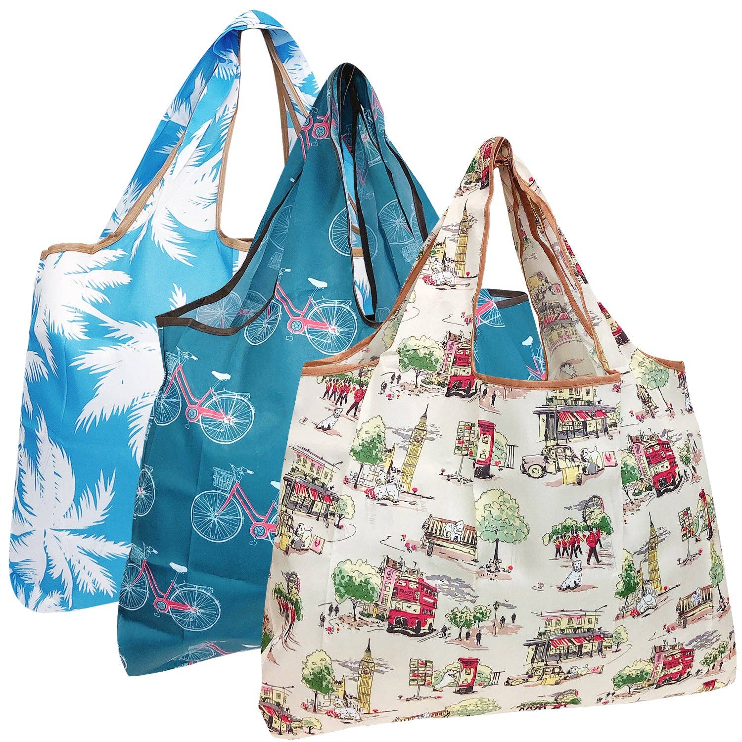 Wrapables.com - Wholesale Grocery/Shopping Bag - Wrapables Eco-Friendly Large Nylon Reusable  Bags (Set of 3)199