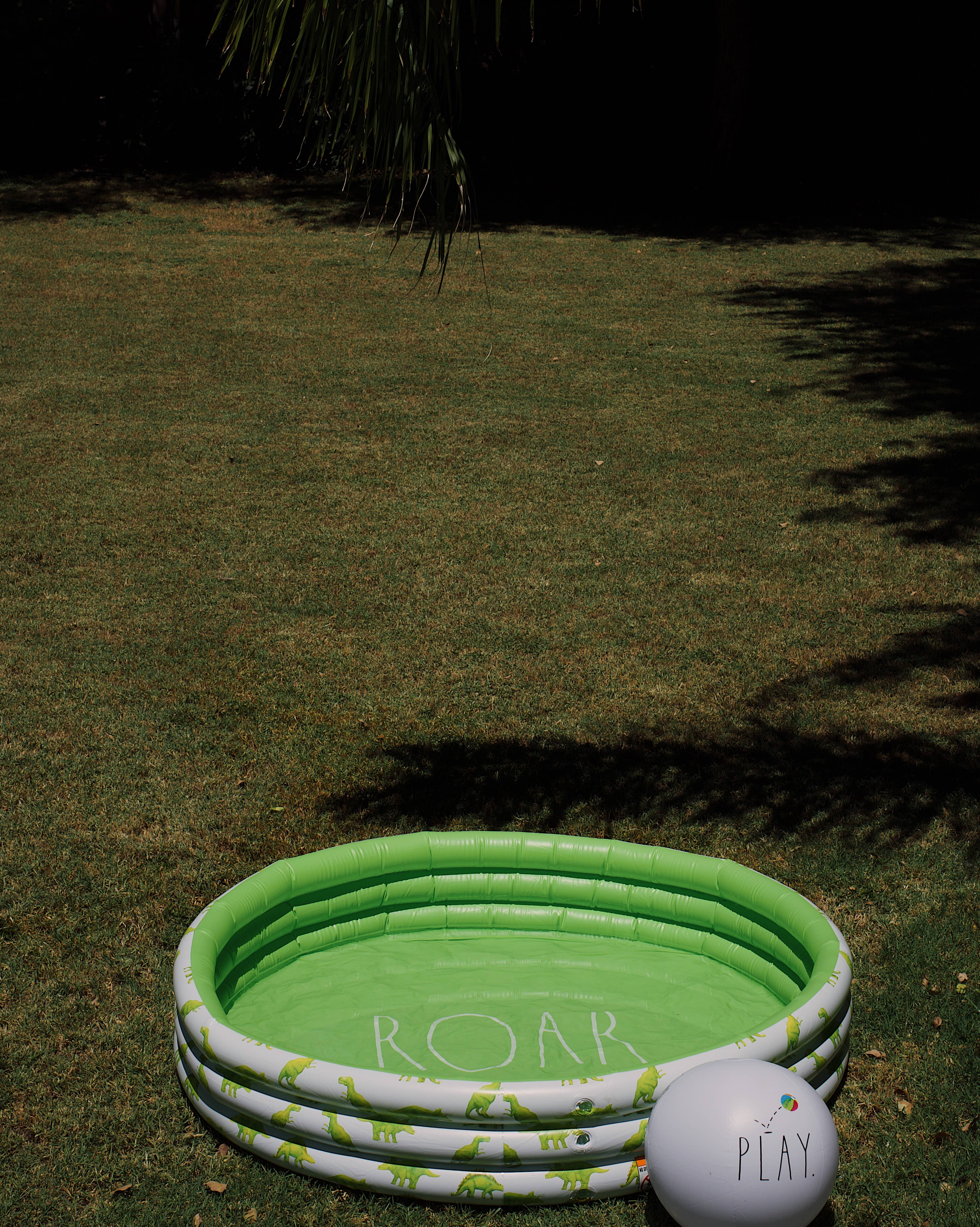 Salus Brands - Vente Jeu gonflable - Rae Dunn - Mini piscine avec des motifs de dinosaures - ROAR.3