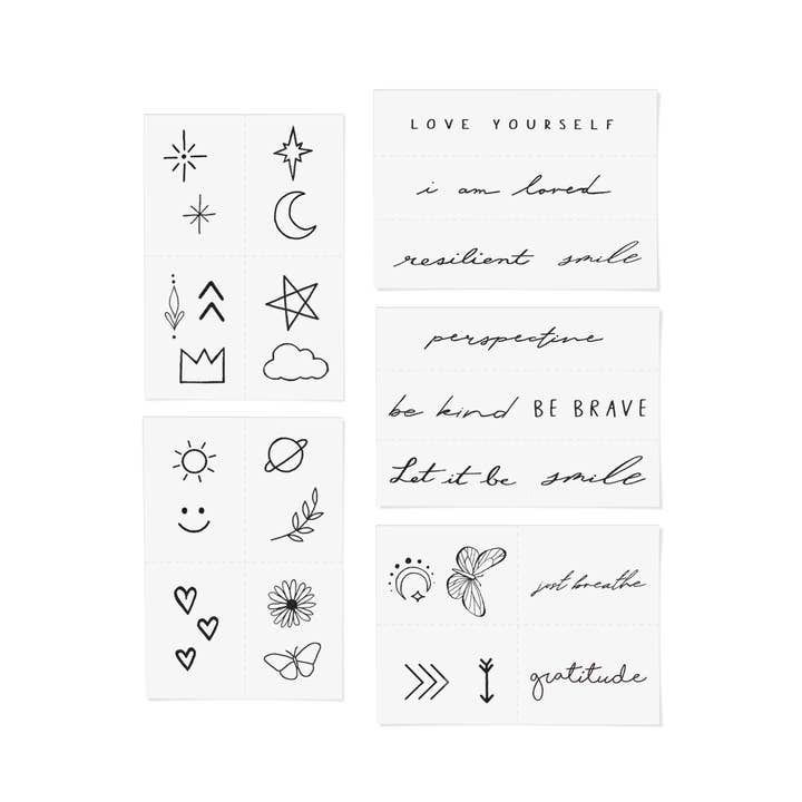 INKED by Dani - Wholesale Temporary Tattoo - Forever Favorites Temporary Tattoo Pack