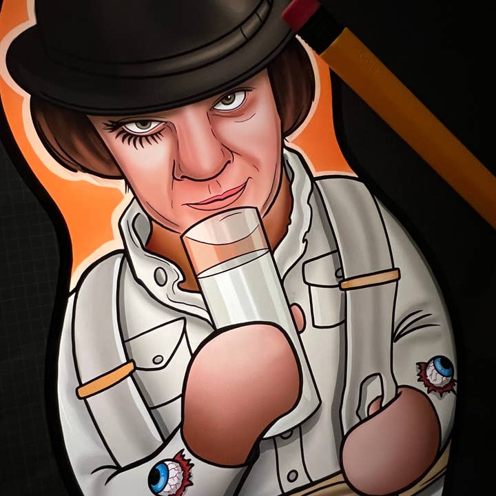Peluche o ornamento ispirato a Alex Droog Clockwork Orange per la vendita all'ingrosso da parte di The Cuddle Cult