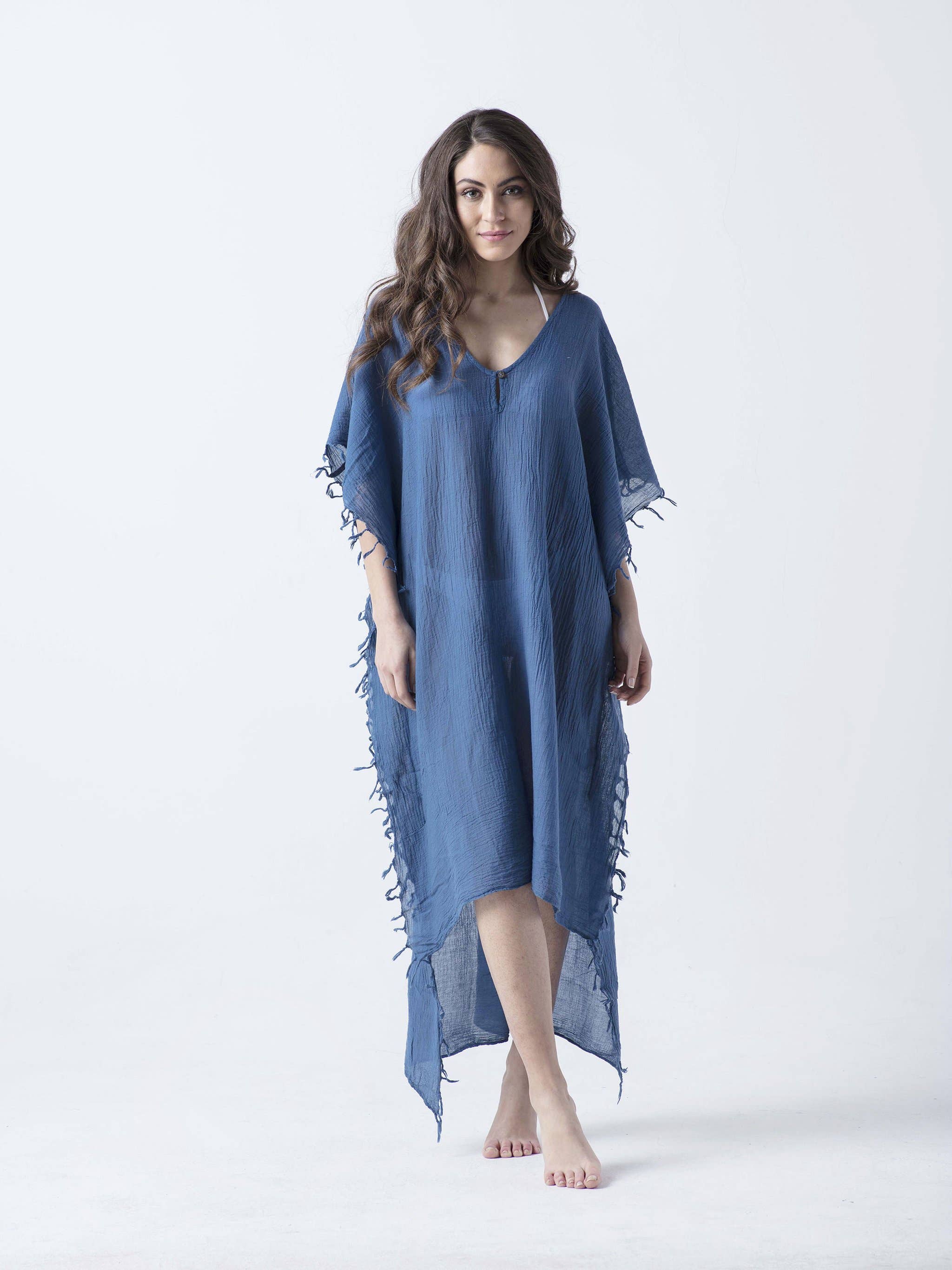AYLIN COLERI-LUXURY RESORT/LOUNGE WEAR COLLECTION - Wholesale Swim Cover Up - Women's - Foxy-Beach/Resort Caftan7