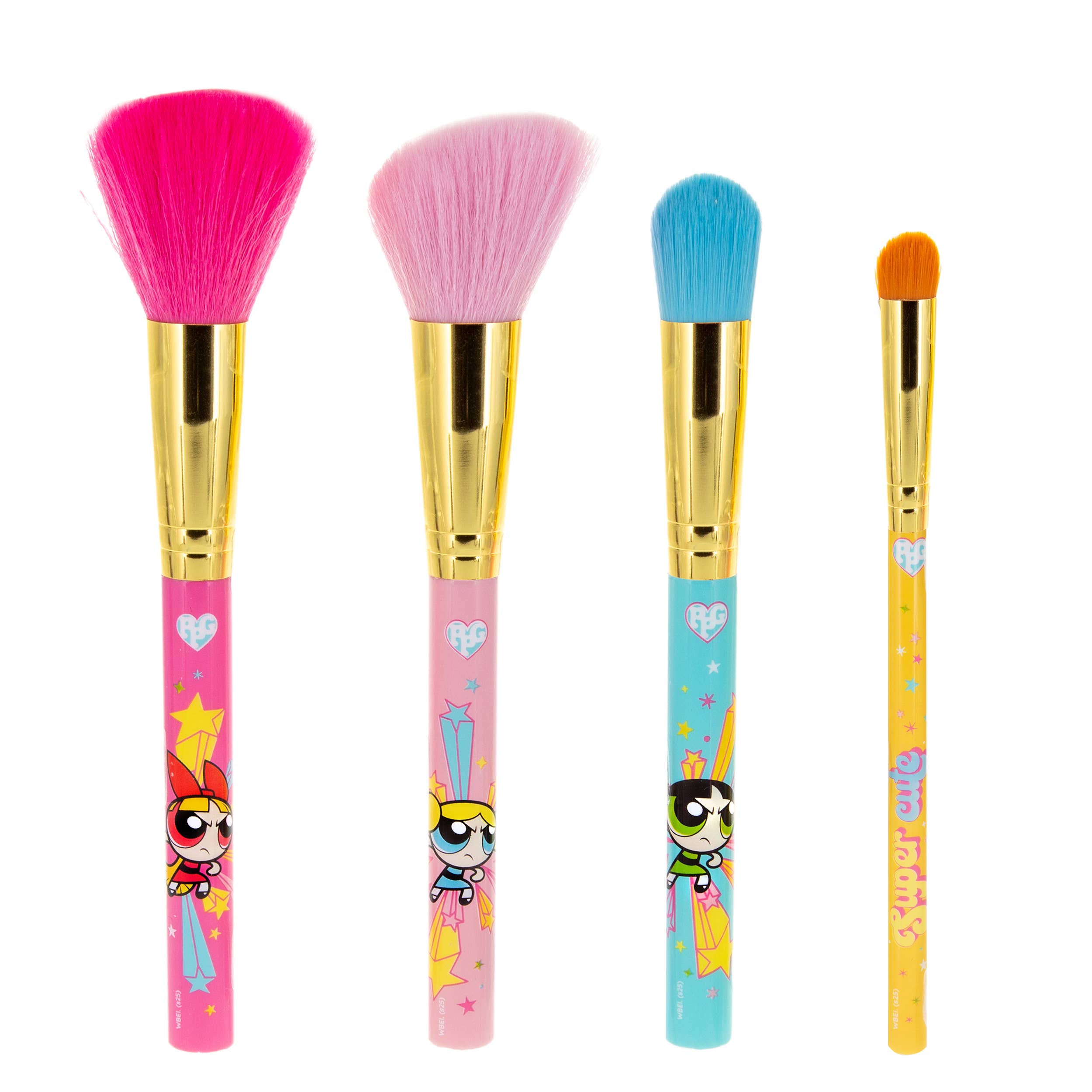 Mad Beauty – wholesale Make-up brush set – Mad Beauty Warner Bros Powerpuff Girls - Cosmetic Brush Set1