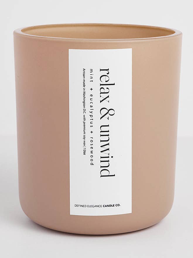 Relaxe e descontraia por atacado de Defined Elegance Candle Co.