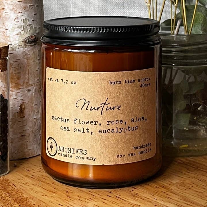 Pleje | Kaktusblomst + Rose + Havsalt + Aloe + Eucalyptus for engroshandel hos Archives Candle Company