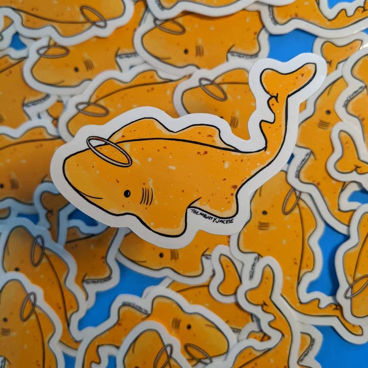 The Mighty Jackie - Wholesale Sticker - Angel Shark Sticker