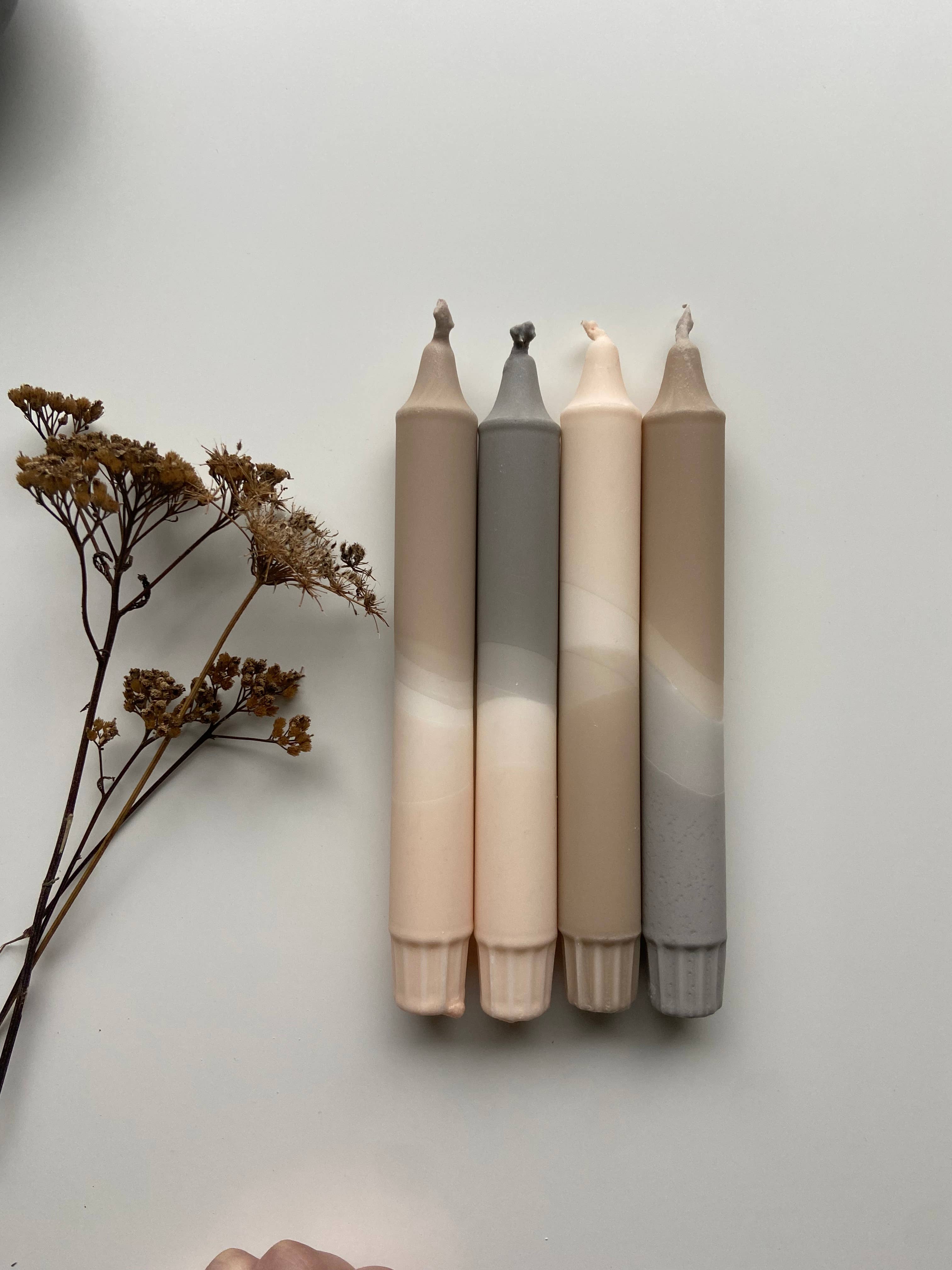 Miss Wildhorse - Wholesale Tapered Candle/Candlestick - Dip Dye Candle Nordic8