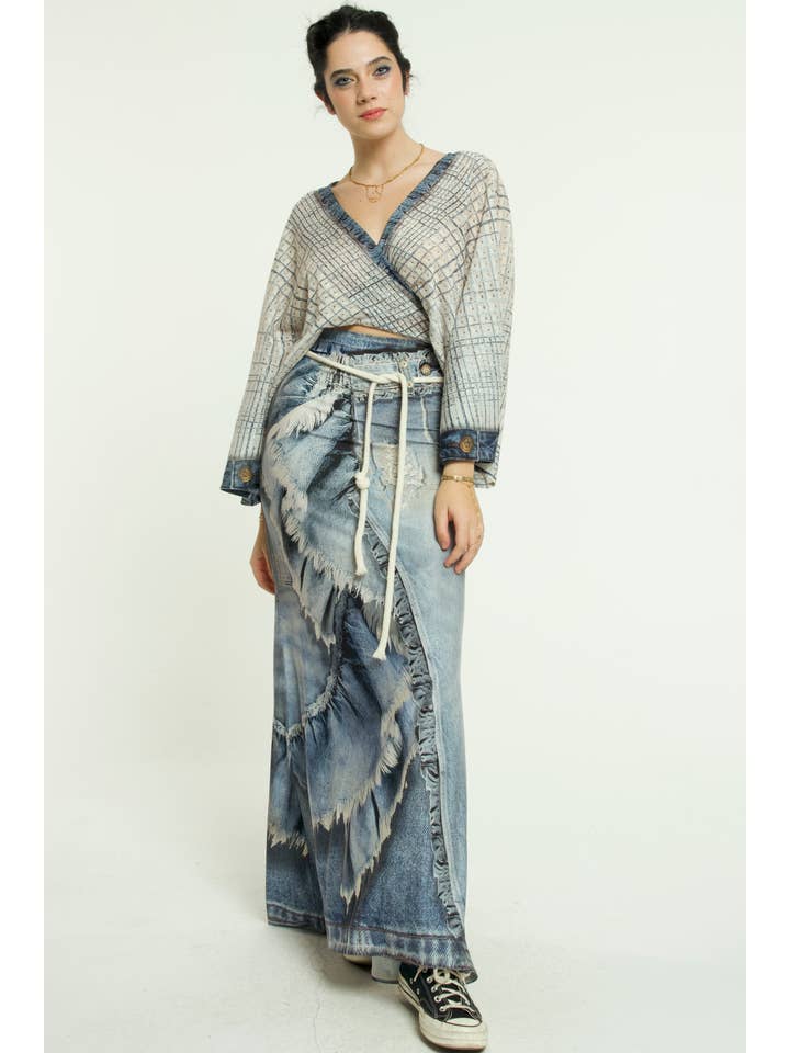 IPNG Design - Wholesale Skirt - Women's - Skirt Mermaid Layered - Jeanious10