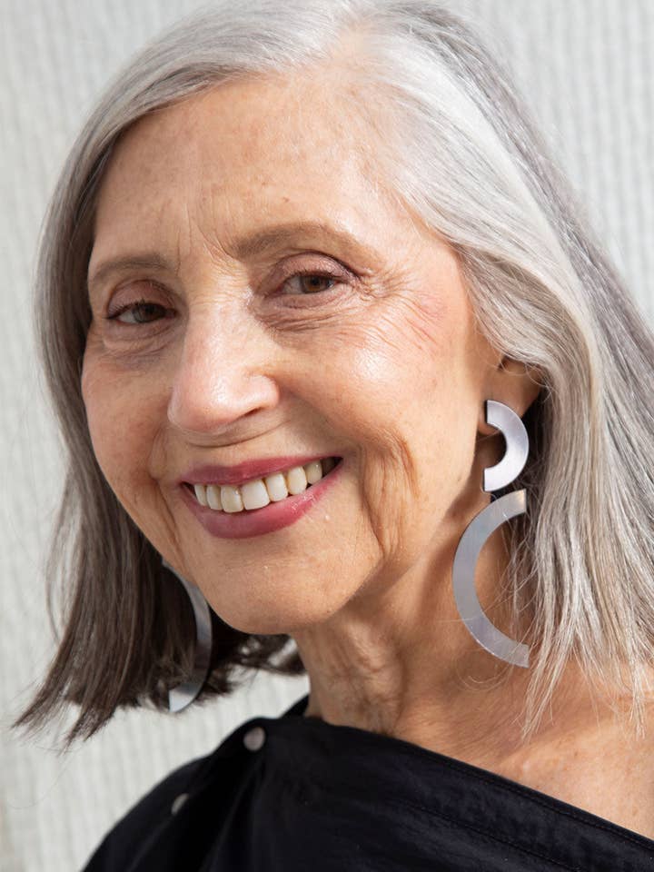 Mies Double Arc Earrings - Silver* para venta al por mayor de Iskin Sisters