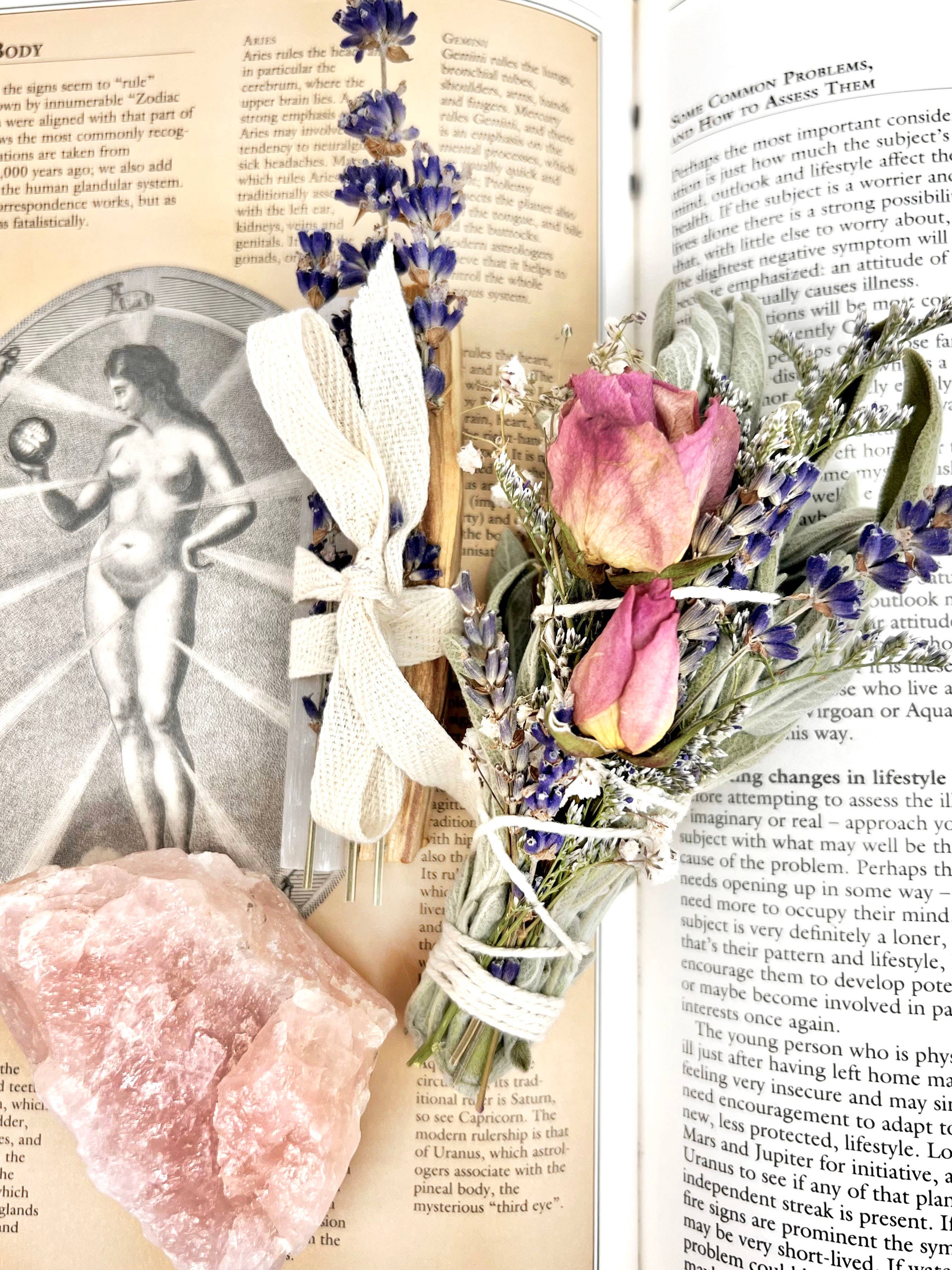 The 12th Moon - Wholesale Meditation Supplies - LOVE RITUAL KIT - Self-Love & Gifting - Smoke Cleansing5