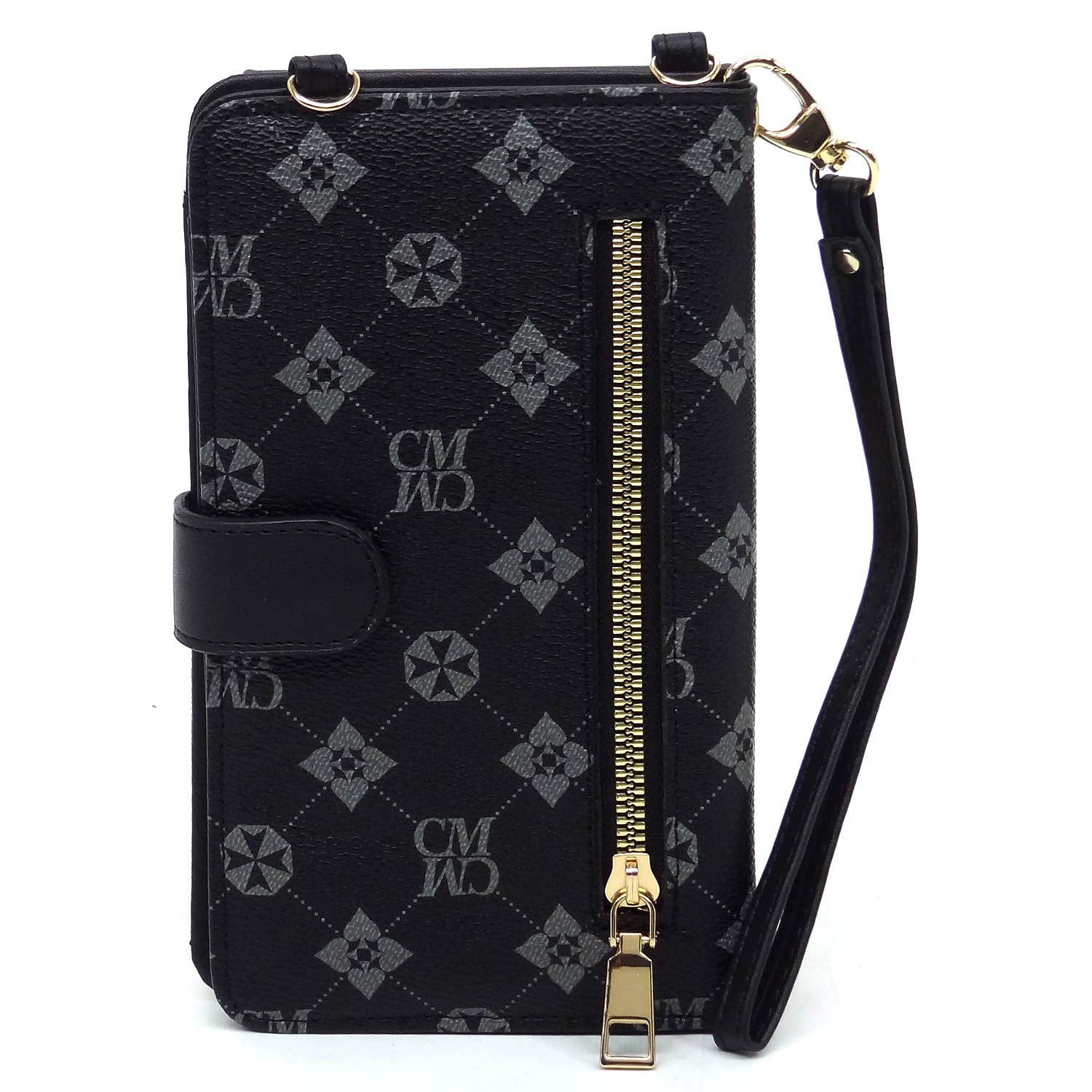 M&M HANDBAGS, LLC. - Wholesale Phone Wallet - Women's - CM073  Monogram Bifold Wallet Crossbody Cell Phone Case3