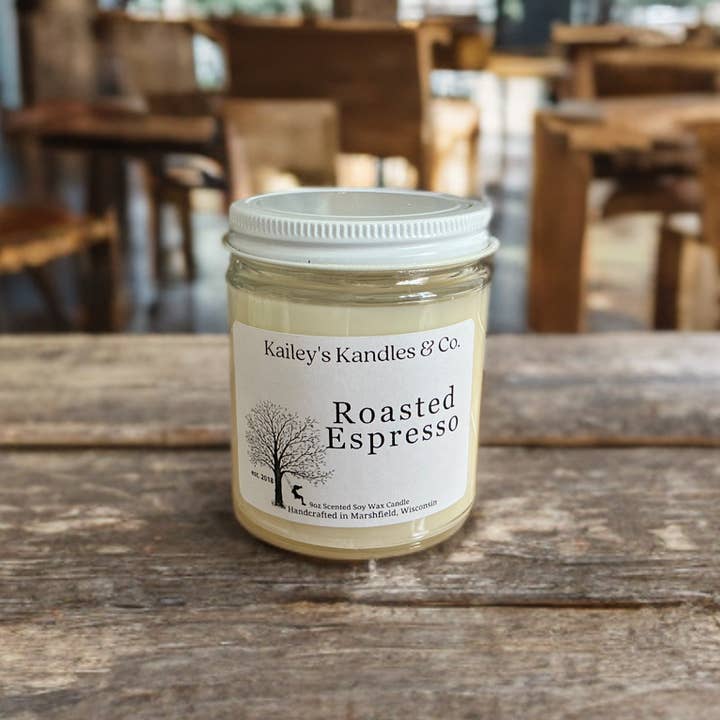 REMOVED BRAND – Engroshandel Glaslys – Brændt Espresso Candle0