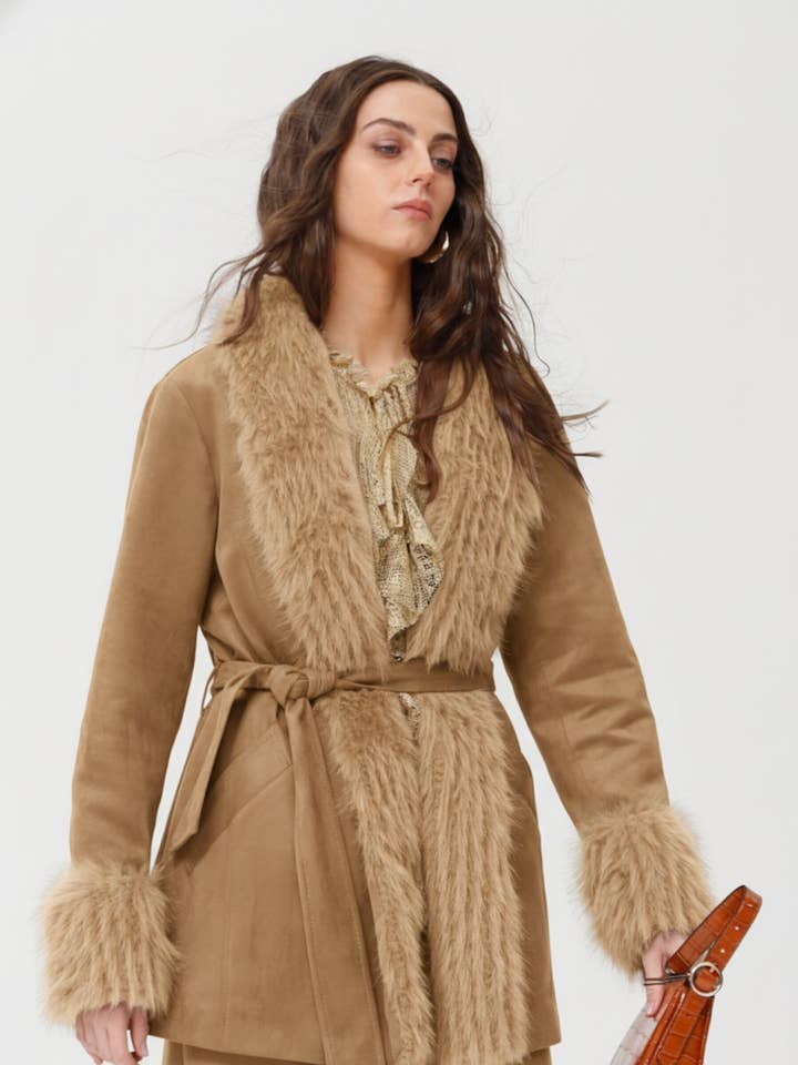 Rous frakke med effekt foran for engroshandel hos OKY