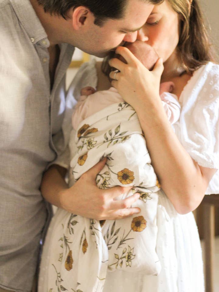 January Jane Shop - Wholesale Swaddle - Baby - Holy Family Muslin Swaddle Blanket5