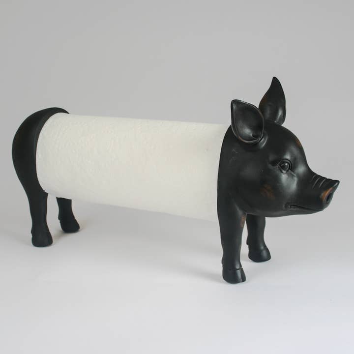 Originals International Ltd - Wholesale Paper Towel Holder - Pig Kitchen Roll Holder