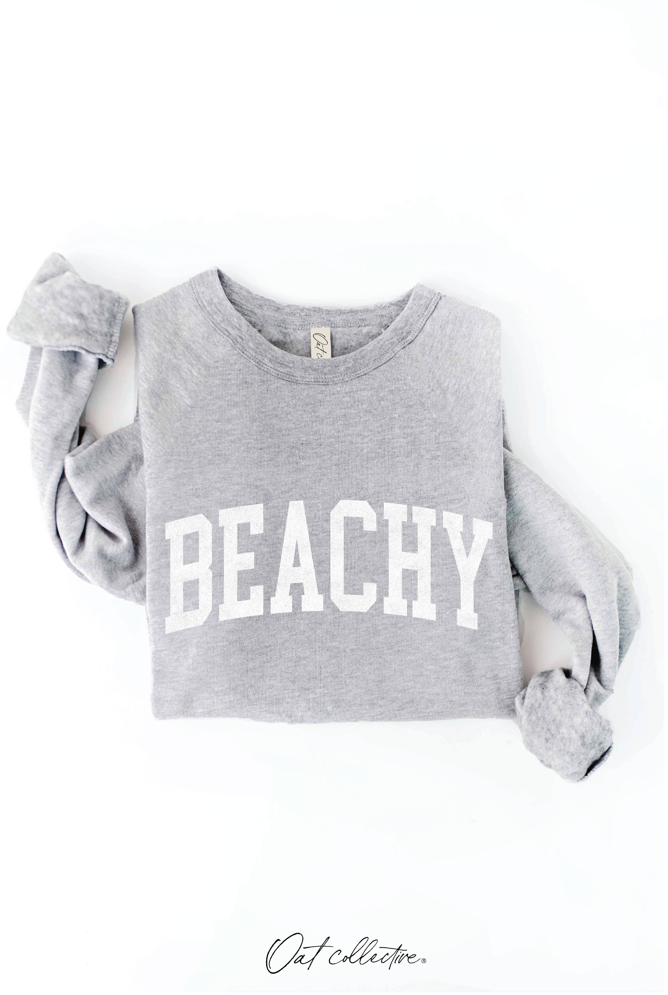 OAT COLLECTIVE - Wholesale Graphic Sweatshirt - Women's - BEACHY Graphic Sweatshirt22