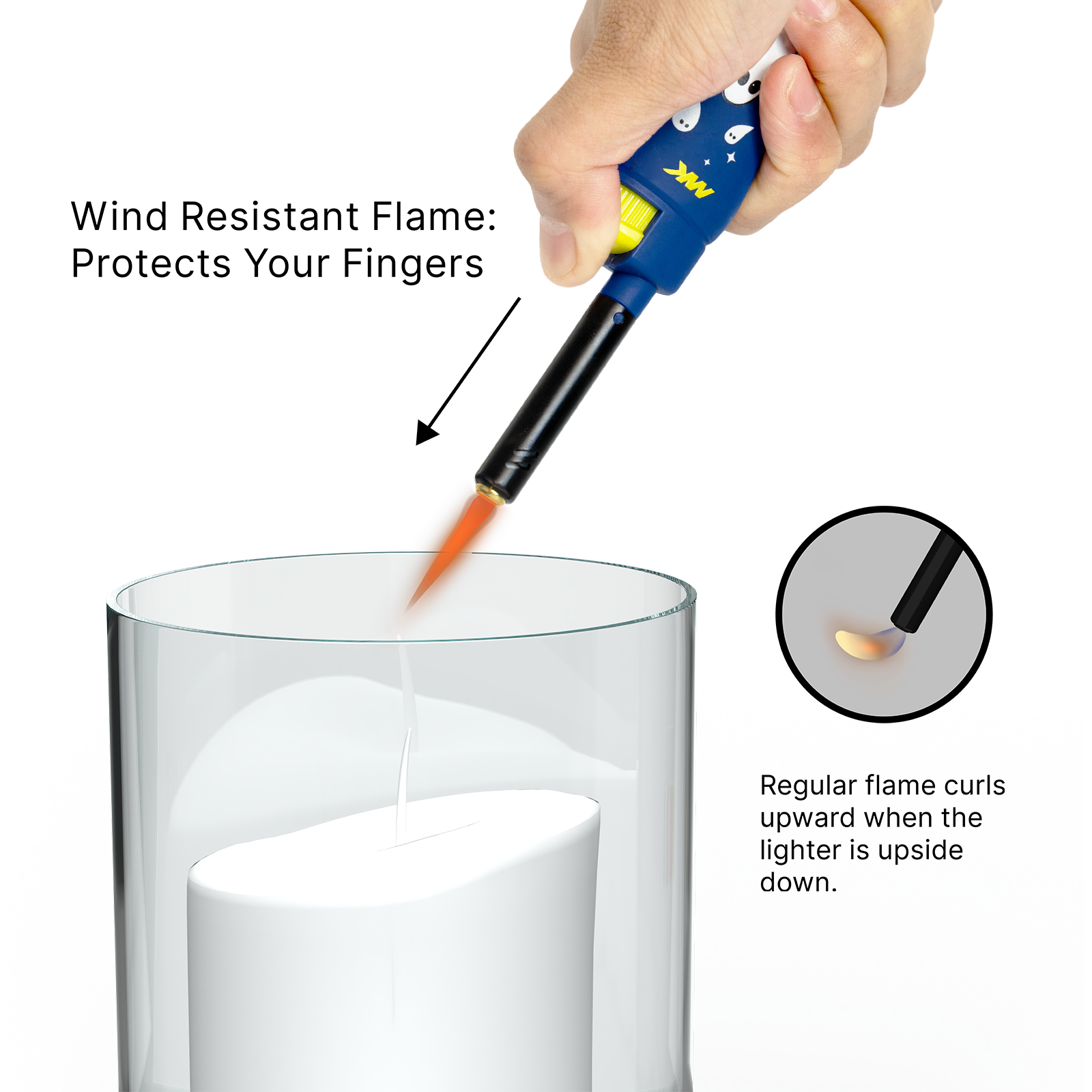 MK Lighter Company - Wholesale Lighter - MK Lighter Range Series, Halloween Set, Windproof Flame 50PC3