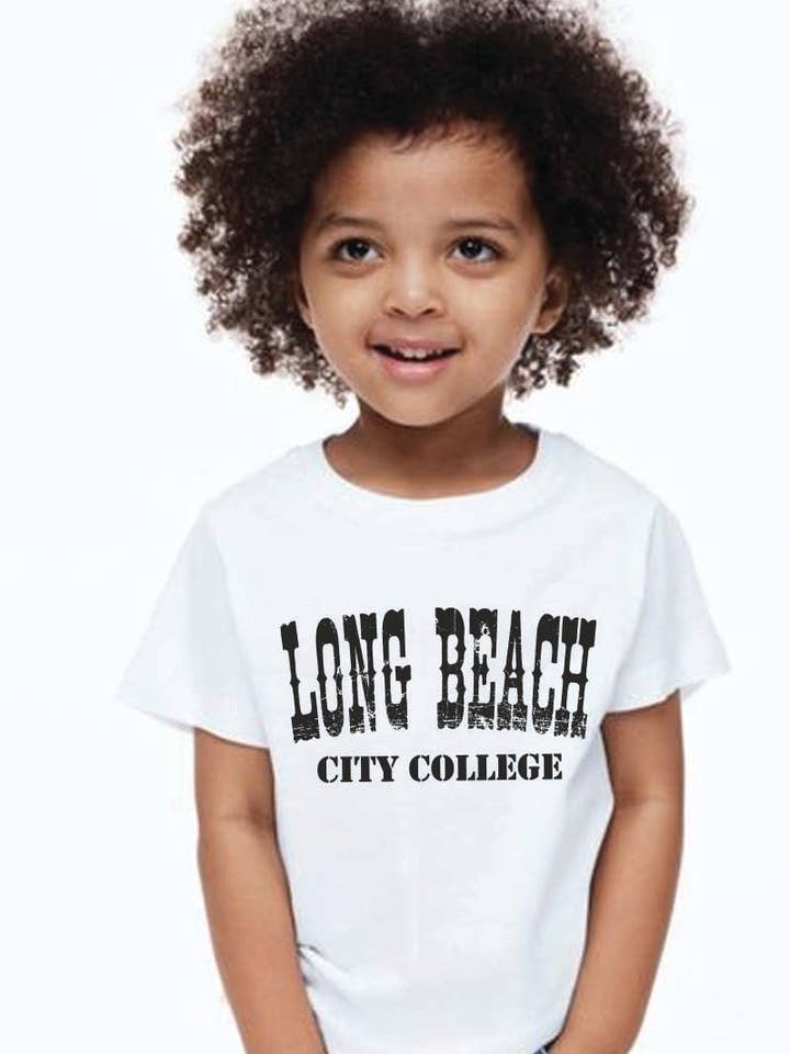 L1283 - LONG BEACH graphic tee for wholesale by KNOCK ON THE STYLE