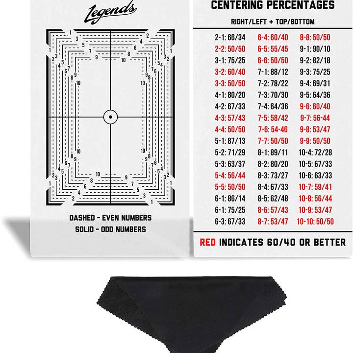 Legends Card Grading Centering Tool for wholesale by Envy Born Games