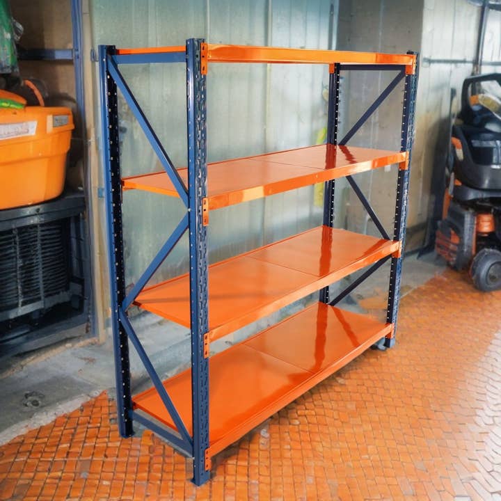 as Pic Garage shelves Heavy Duty - 4400 lbs garage storage 4 levels, adjustable metal shelving units and storage, industrial shelves utility shelves for commercial store tools gym for wholesale on Faire6