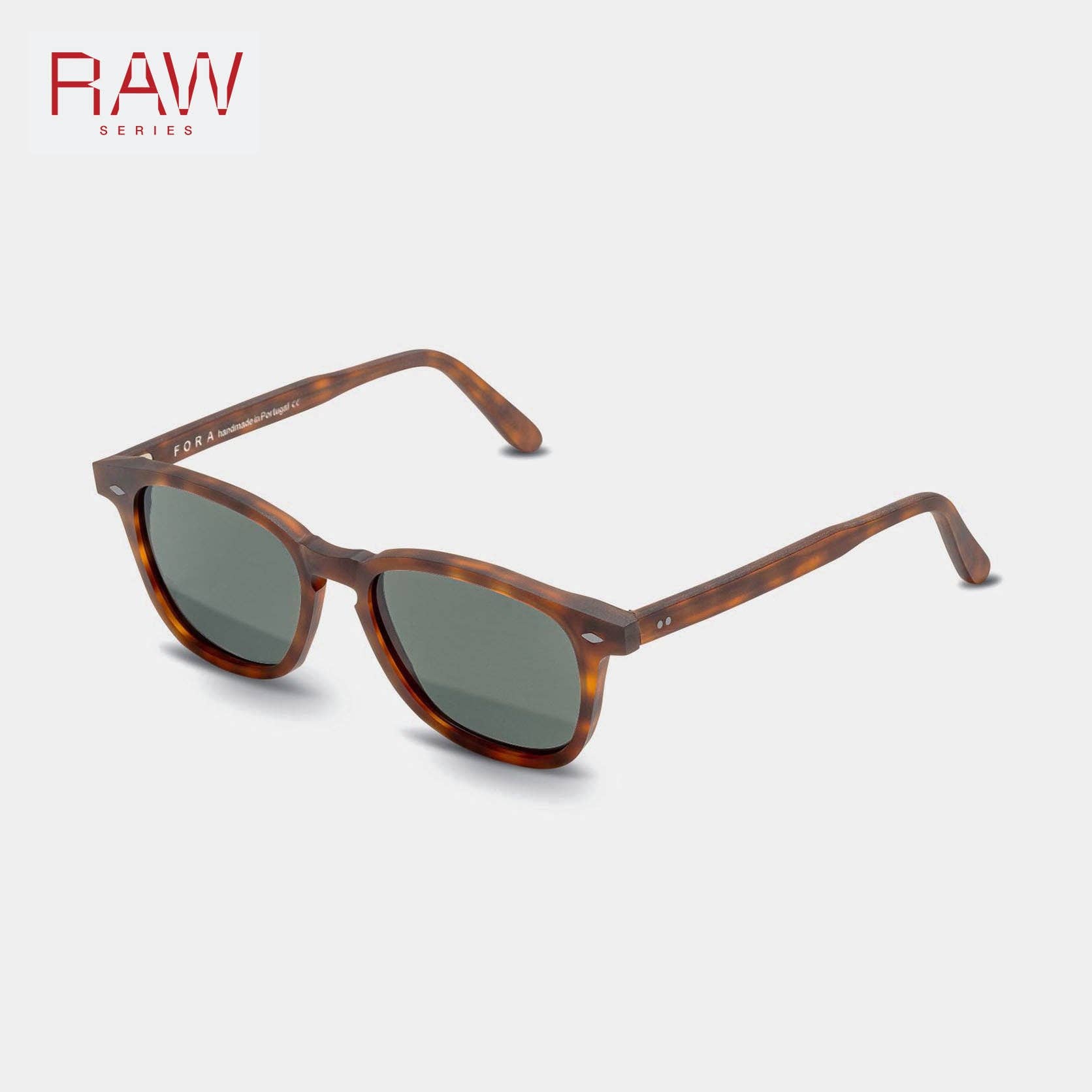 FORA - Wholesale Sunglasses - Unisex - Unisex Square Sunglasses | RAW Maker | Unpolished Acetate17