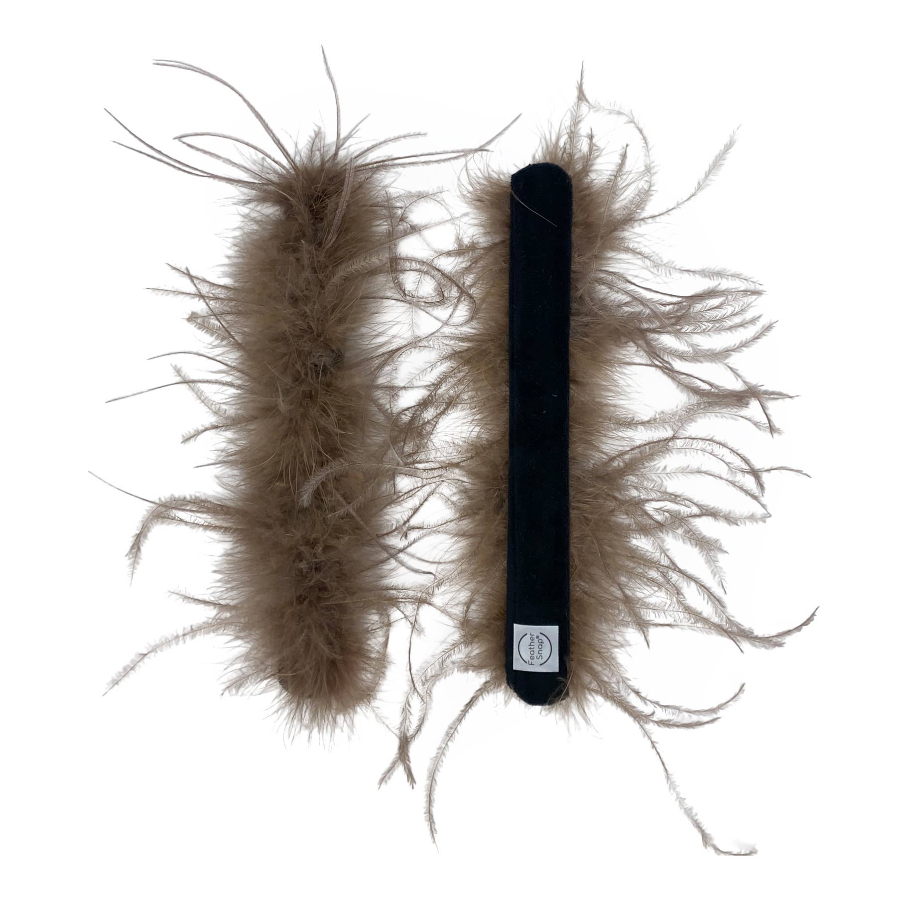 Feather Snap – wholesale Cuff bracelet – Feathersnap® ORIGINAL Ostrich Feather Cuff Bracelet Pair17