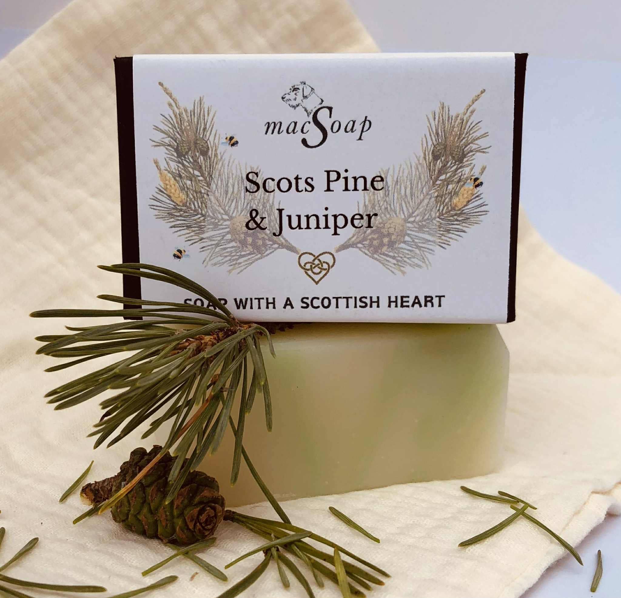 macSoap – wholesale Bar Soap – Scots Pine & Juniper.  Scottish Botanical Soap1