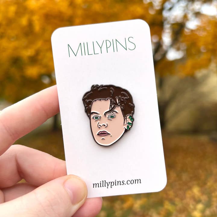 Harry’s DAZED Magazine Cover Enamel Pin (Soft Enamel) for wholesale by Millypins
