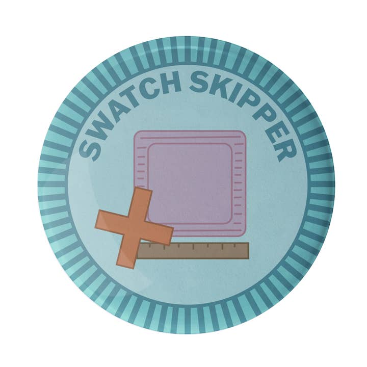Swatch Skipper Merit Badge for wholesale by Camp Stitchwood