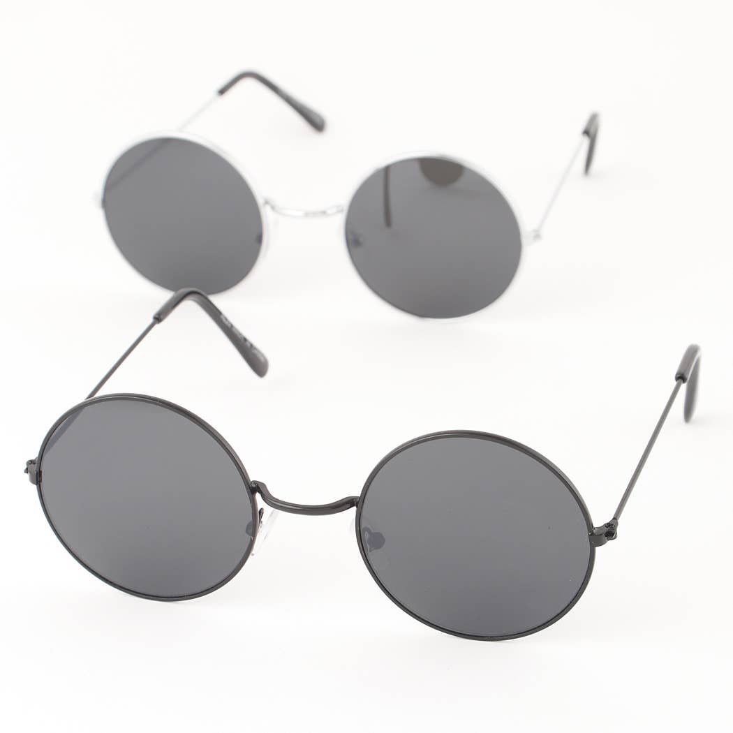 MIX Tinted Metal Round Sunglasses for wholesale on Faire0