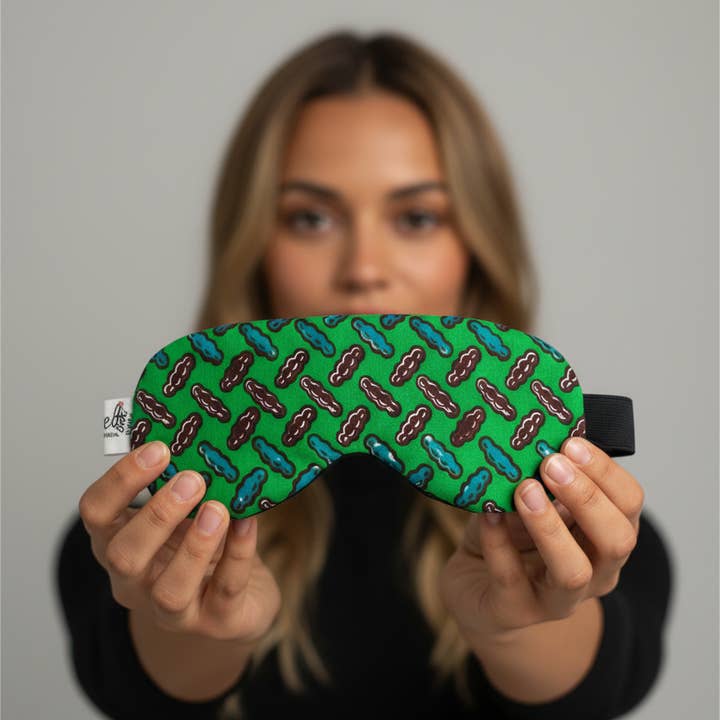 KENDI AMANI - Wholesale Sleep/Eye Mask - Padded Ankara Eye Mask – Soft, Comfortable & Light-Blocking Sleep Mask2