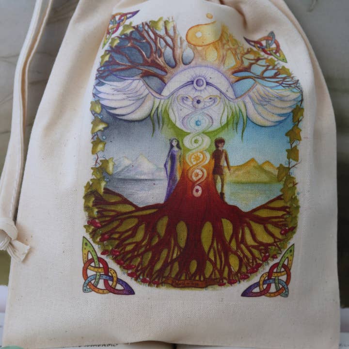 FreeRangeFaeries - Wholesale Pouch - Women's - World Tree Tarot Pouch1