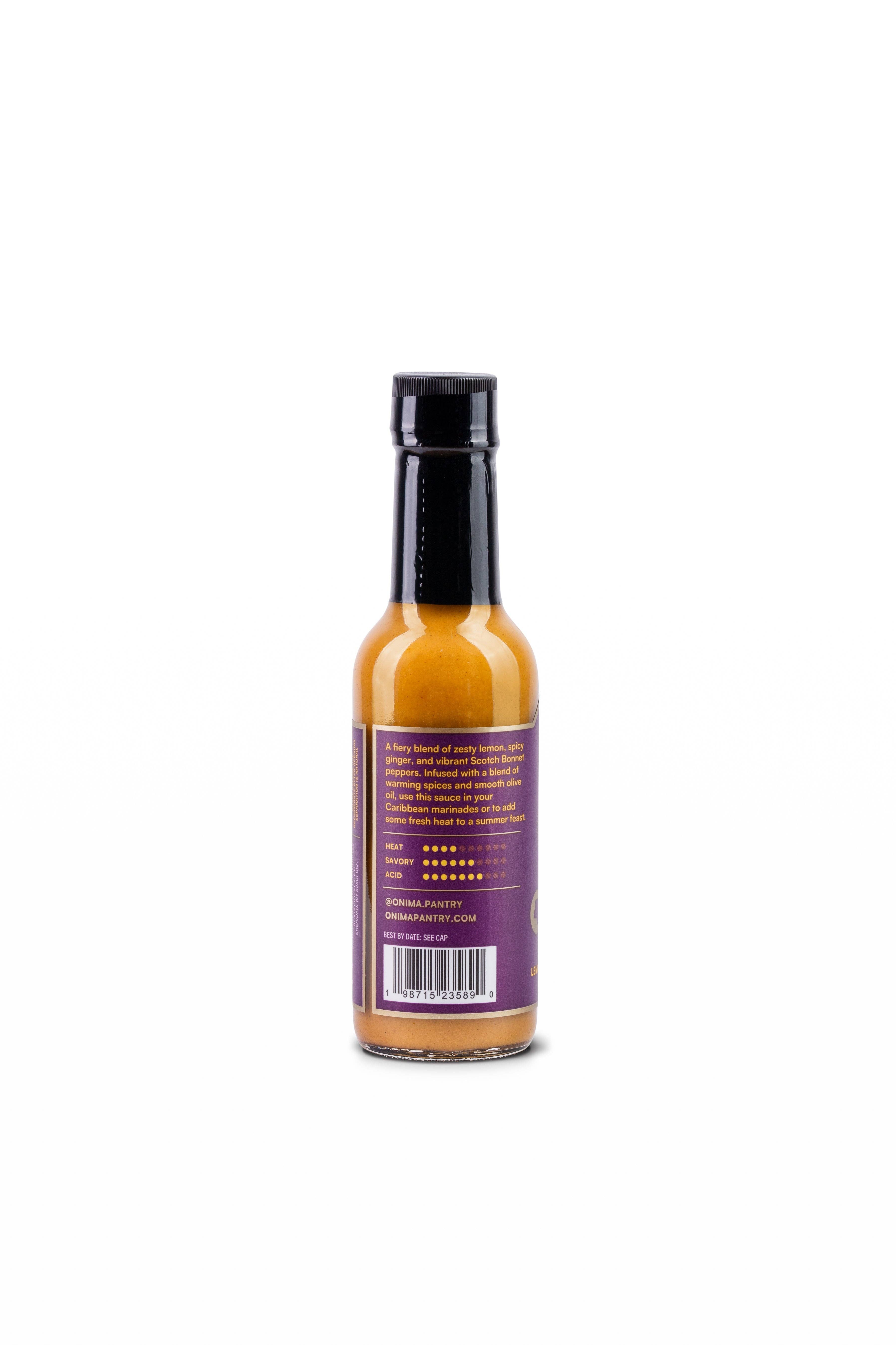 ONIMA PANTRY - Wholesale Hot Sauce - Lemon Ginger Jerk2