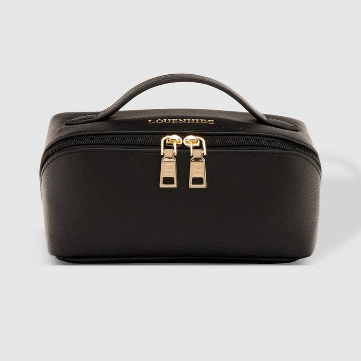 Ellis Makeup Bag - Black for wholesale by Louenhide