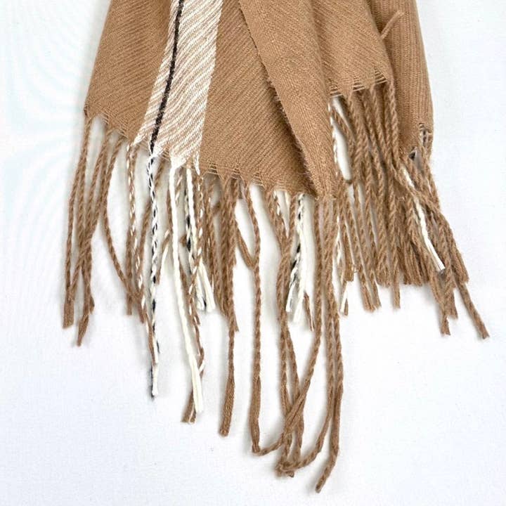 MARRÓN BUFANDA, GARGANTILLA, CHAL, PASHMINA, ENVUELTO de venta al por mayor en Faire